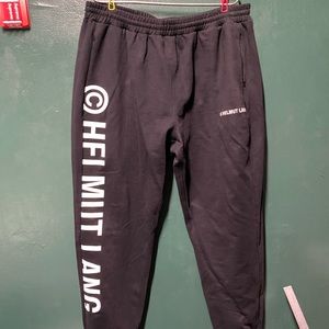 COPY - HELMUT LANG SEAM SWEATPANT - BLACK